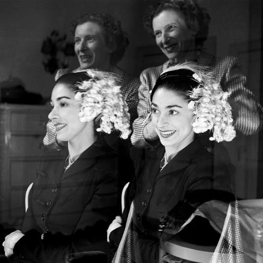 Fonteyn in Bath - B&W Image - Photograph 1950s